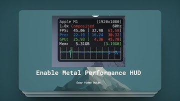 How to Enable Metal Peformance HUD