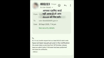 dsssb 802/23 admit card #dsssb #dsssbadmitcard #exam #shorts