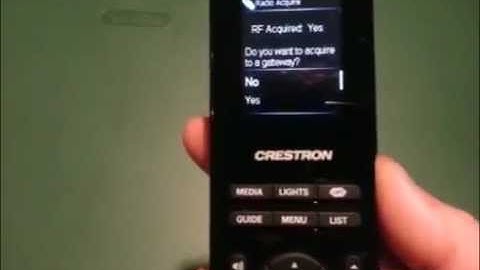 Crestron MLX-3 and PLX-3 Acquire Process