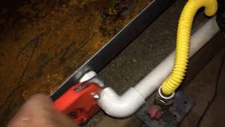 Condensate drain flush and float safety switch by Seal Heating and Air 14,559 views 6 years ago 2 minutes, 59 seconds