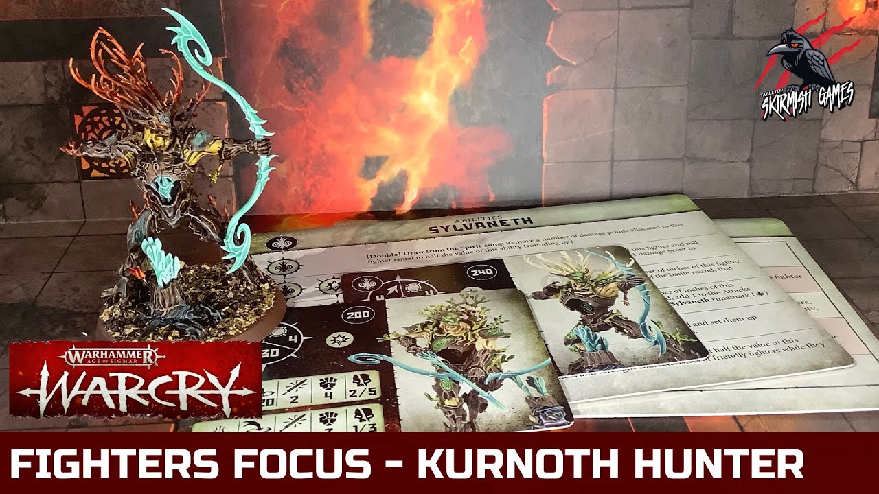KURNOTH HUNTER GREATBOW - WARCRY FIGHTERS IN FOCUS #2 - Sylvaneth Warhammer Warcry Warband