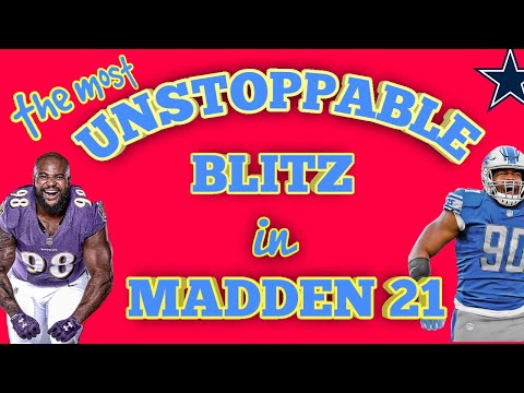 UNSTOPPABLE Blitz Madden 21 - this BLITZ is Super OP! Unstoppable Blitz! Madden 21 🔥 BEST BLITZ!!