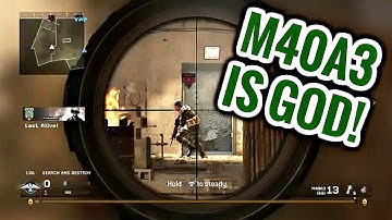 M40A3 IS GOD! - COD4 Remastered PS4 Gameplay - Search & Destroy on Bog