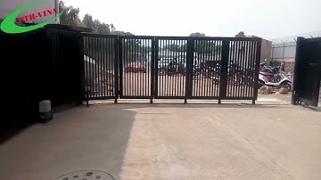 Lắp Motor Cổng Trượt Vuông Góc 90 Độ