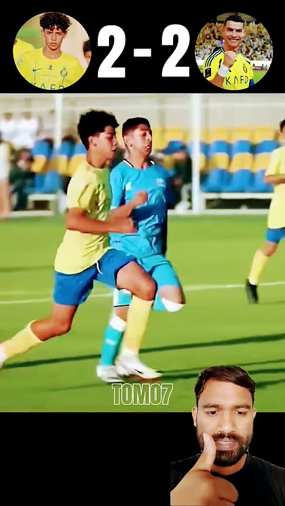Ronaldo jr vs Ronaldo football match #football #messi