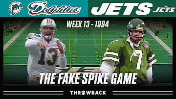 "The Fake Spike Game" (Dolphins vs. Jets 1994, Week 13)