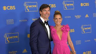 Jerry O'Connell and Natalie Morales 49th Annual Daytime Emmy Awards Red Carpet  #daytimeemmys