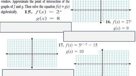 3 4 Solving Exponential Log Equations P Calc HW L V Pt 1