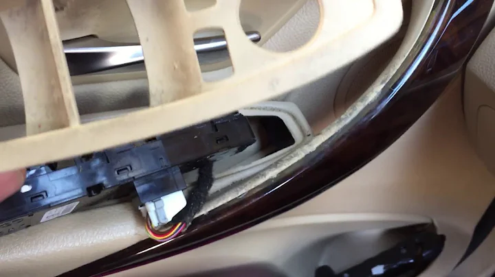 Replace BMW 2014 328i window switch part 2