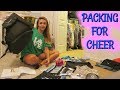 PACKING FOR MY CHEER COMPETITION! INTENSE BASKETBALL GAME!