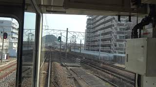 前方車窓風景 JR東海道本線 上り JR焼津駅→JR用宗駅