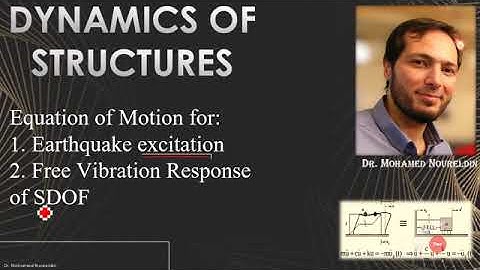 5-Equation of motion for earthquake excitation and undamped free vibration of SDOF system