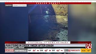 Man found alive nearly 1 week after Porter County crash