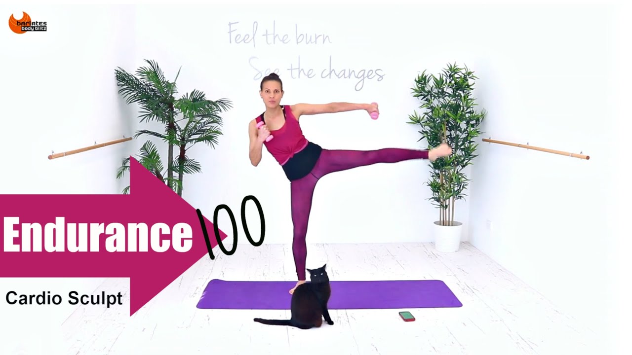 INTERVAL WORKOUT Cardio Sculpt WORKOUT -  Barlates Body Blitz Endurance 100 Cardio Sculpt