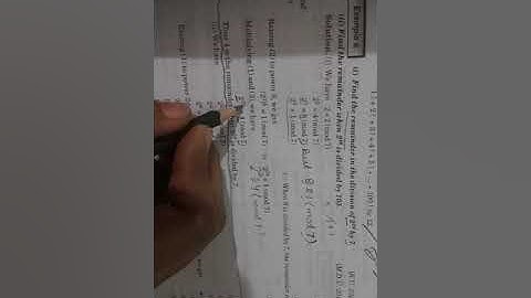 Lecture 3, Congruences, Number Theory and Trigonometry, B.A./B.A. Maths Hons./B.Sc. 2nd Sem.