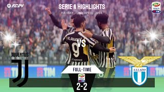 Juventus vs Lazio | Serie A Highlights | 02/04/2024 | EAFC 24 #eafc24