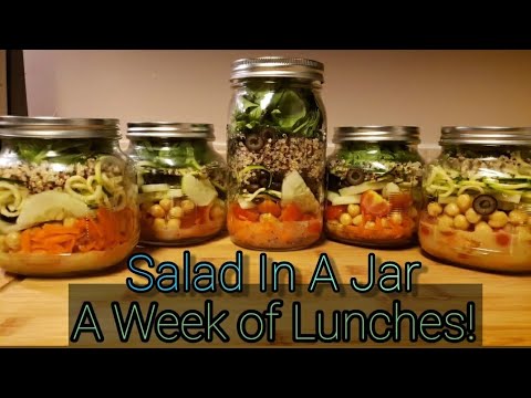 Meal Prep Salad Jars - Low Carb Norma