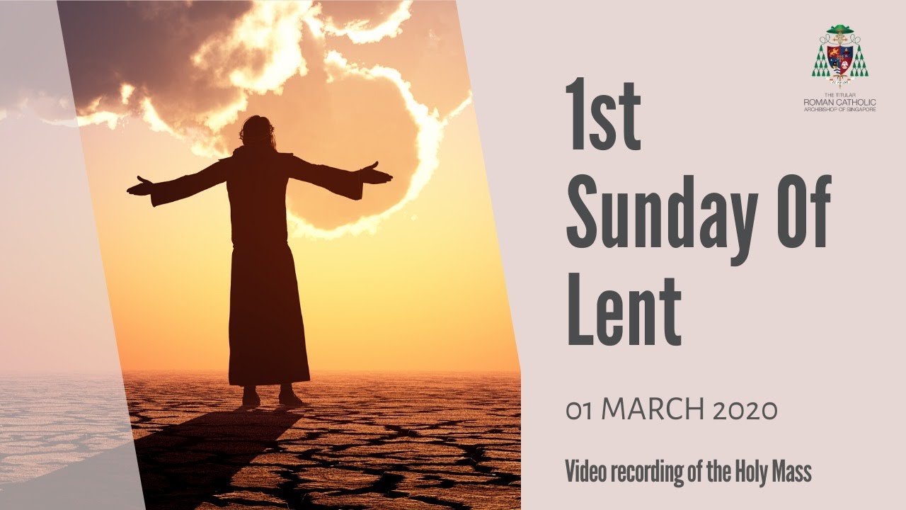 Catholic Sunday Mass Online 1st Sunday Of Lent YouTube