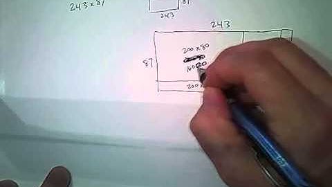 Area Model to Partial Products Algorithm