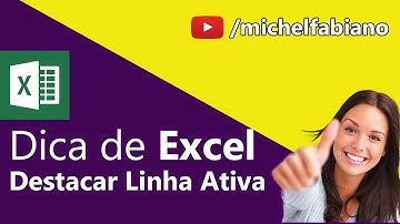 Destacar Linha Selecionada Ativa no Excel com COR - Excel VBA - Sublinhar Linha Ativa no EXCEL
