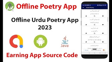 Offline Urdu Poetry App 2023 in Android Studio