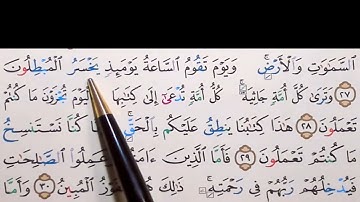 برنامج إعراب القرآن الكريم سورة الجاثية آية ( 27)