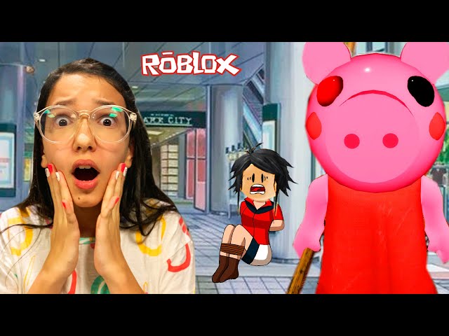 Roblox - A PIGGY ROUBOU A MINHA MÃE NO SHOPPING (Piggy Roblox)