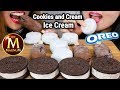 ASMR Cookies and Cream ICE CREAM Party! 오레오 아이스크림 리얼사운드 먹방 アイスクリーム 冰淇淋 Kem cây | Kim&Liz ASMR