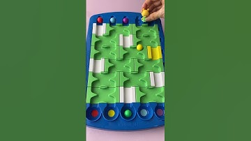 Building Blocks MarbleRun Logic Game ASMR #shorts   Halo❤️Namaste❤️