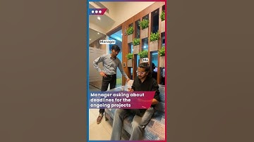 When Manager Asks About the Deadlines of Ongoing Projects | Corporate Funny Reel/Short