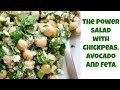 PowerHouse Salad With Chickpeas, Avocado And Feta