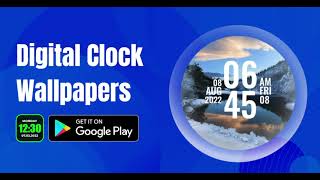 Digital Clock Widget for the home screen for android
