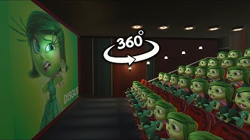 Inside Out 2 360° - CINEMA HALL | 4K VR 360 Video [ DISGUST EDITION ]