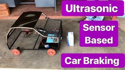 Ultrasonic sensor based Car Braking System