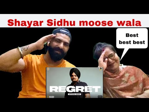 Reaction |Regret (Official Audio) Sidhu Moose Wala | The Kidd | Latest Punjabi Song 2021