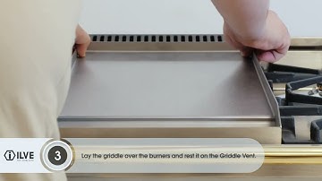 ILVE Nostalgie & Professional Plus - How install a Griddle