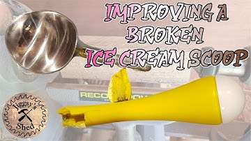 Woodturning| No More Ice Cream?... Restoring A Broken Ice Cream Scoop