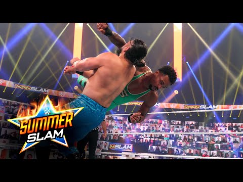 Andrade & Angel Garza catch Montez Ford for devastating slam: SummerSlam 2020