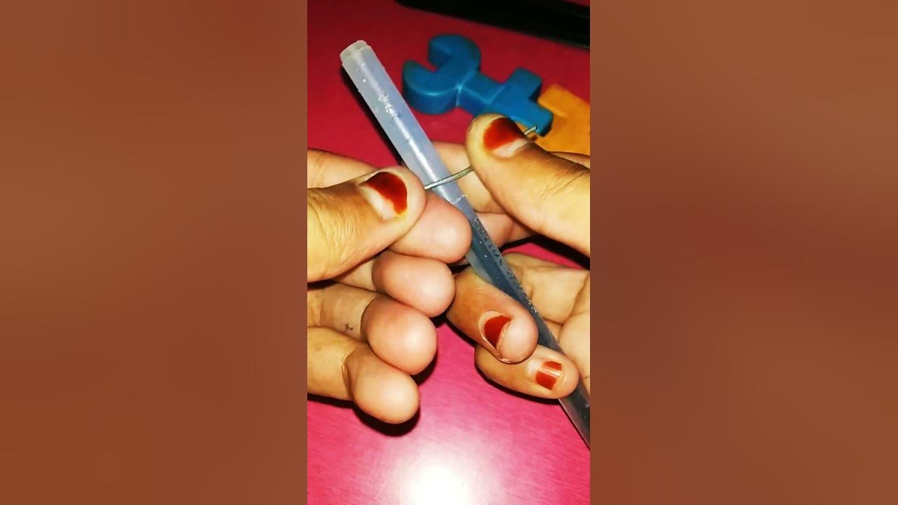 how to make a nose ring at home making a nose ring 😱 YouTube