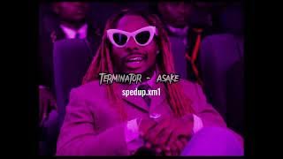 Terminator - Asake (SPED UP)