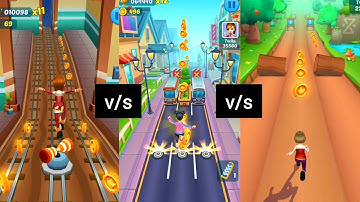 3 Race Videos of 3 Subway Princess Runner at Different Locations | Android/iOS Gameplay HD #102