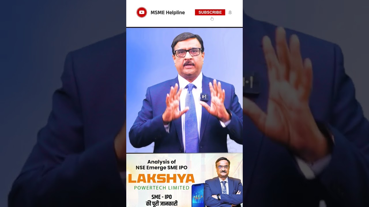 Company raising 50 cr under SME IPO has all business places for just 11 months. Lakshya Powertech.