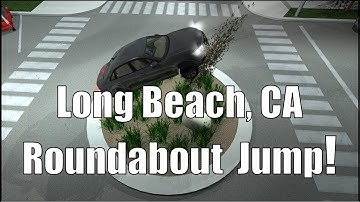 Long Beach, CA Roundabout Jump Visualization