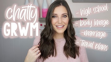 CHATTY GRWM -- Q&A + using rediscovered makeup | Sarah Brithinee