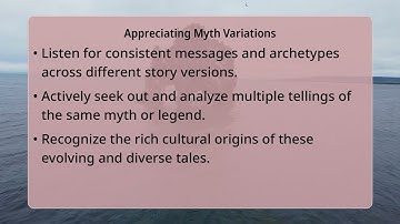 Why Do Storytellers Create Unique Myth Versions?