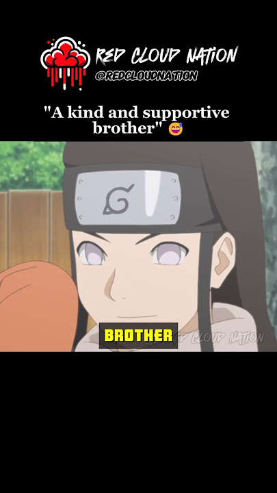A kind and supportive brother 😅 #anime #naruto #hinata #neji