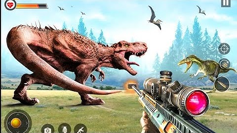 Wild Dinosaur Hunting Games 3D - Android Gameplay