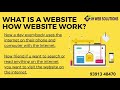 What is website  how website work