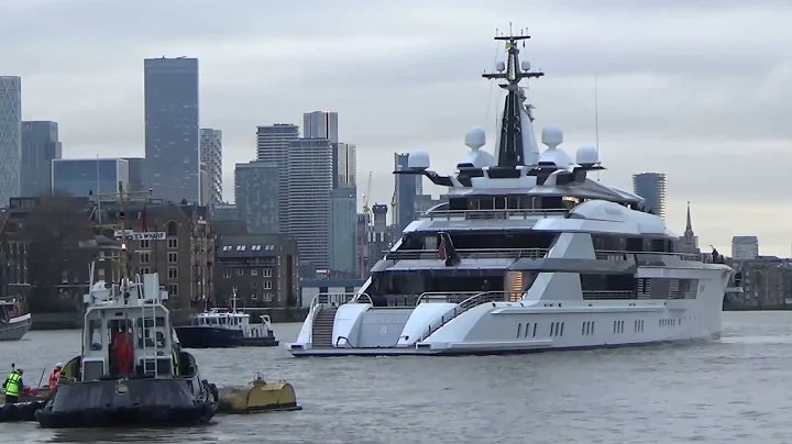 Superyacht BRAVO EUGENIA arrives in London