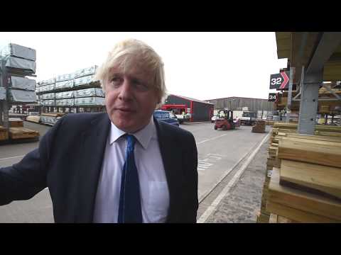 Boris Johnson visits Carvers in Wolverhampton